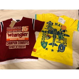 ブランシェス(Branshes)の130サイズ半袖Tシャツ2枚ブランシェス&ラングラー 男の子(Tシャツ/カットソー)