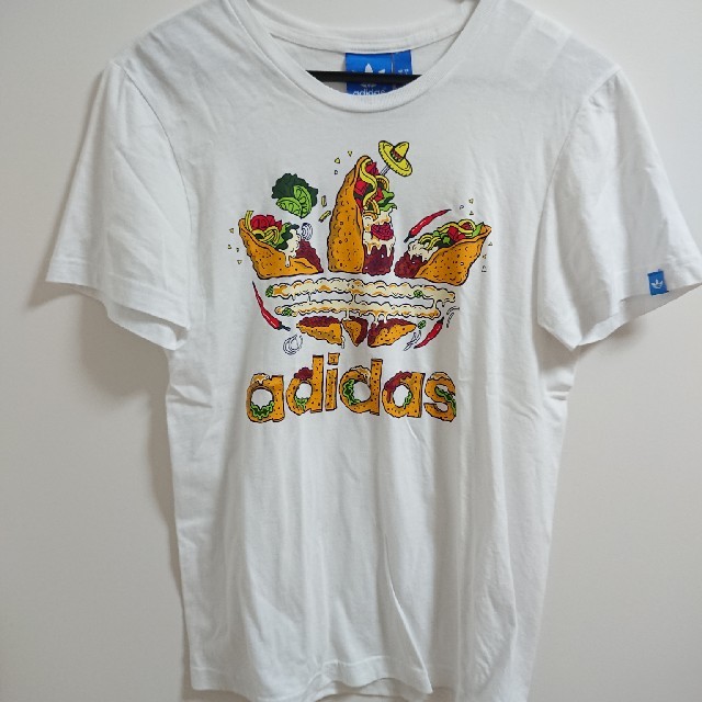 adidas(アディダス)のadidas originals Tシャツ タコス デザインTシャツ  メンズM メンズのトップス(Tシャツ/カットソー(半袖/袖なし))の商品写真