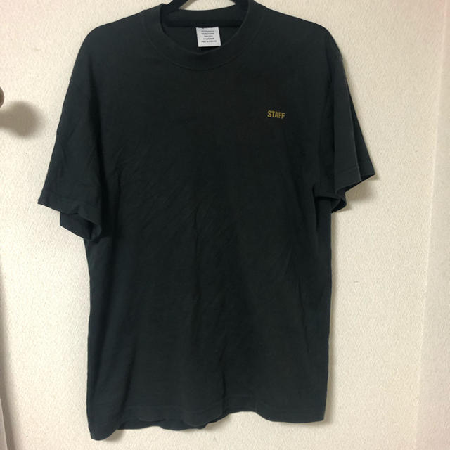 vetements 初期staff Tシャツ L size