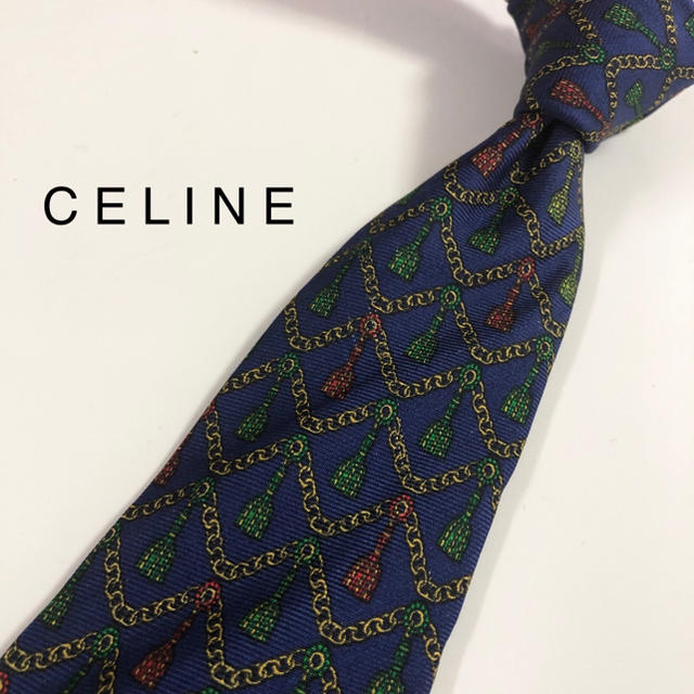 celine(セリーヌ)の★美品★ CELINE スペイン製 セリーヌ メンズのファッション小物(ネクタイ)の商品写真