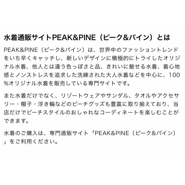 PEAK&PINE(ピークアンドパイン)の新品【Peak&Pine】バンドゥビキニ 水着 フリル 11号 L レディースの水着/浴衣(水着)の商品写真