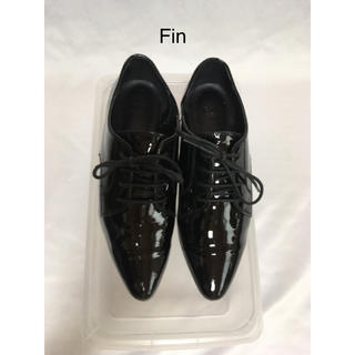 フィン(Fin)のFin  エナメルシューズ 23cm D-26(ローファー/革靴)