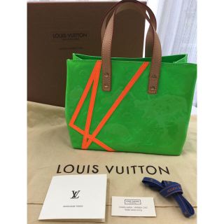 ルイヴィトン(LOUIS VUITTON)の☆極美品☆ ルイヴィトン リードpm グリーン×オレンジ(ハンドバッグ)