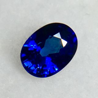 【よもぎ猫様お取り置き】0.3ct UP 天然 サファイア ルース 鑑別付(リング(指輪))