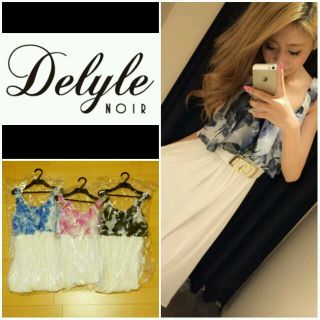 デイライルノアール(Delyle NOIR)のﾗｽ1 ❥ 花柄ｶﾞｳﾁｮｵｰﾙｲﾝﾜﾝ(オールインワン)