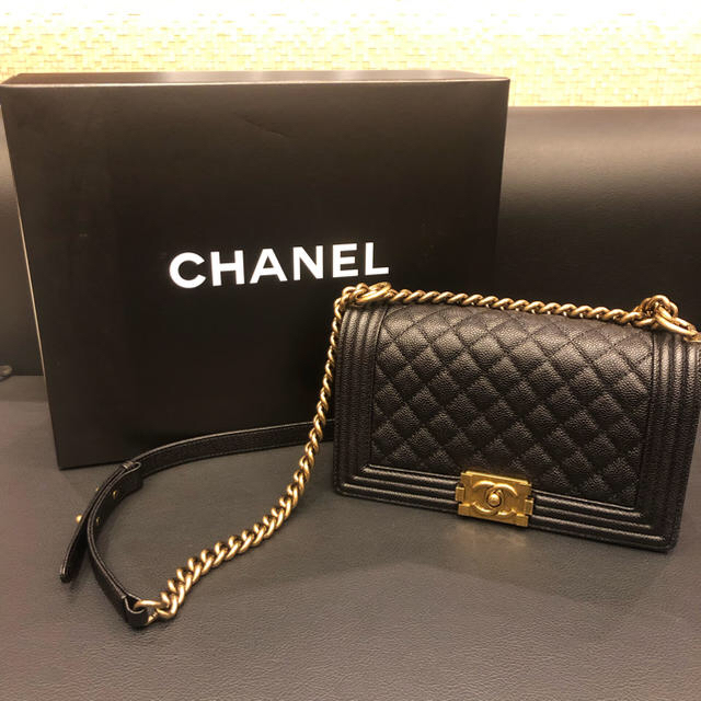 CHANEL - CHANEL ボーイシャネル チェーンショルダー 美品！最終値下げ！！！の通販 by meteore｜シャネルならラクマ