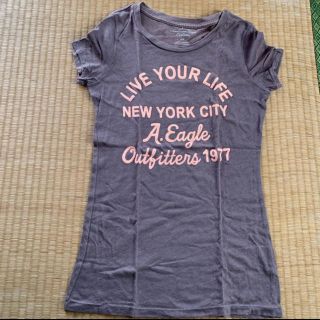 アメリカンイーグル(American Eagle)のTシャツ ブラウン アメリカンイーグル(Tシャツ(半袖/袖なし))