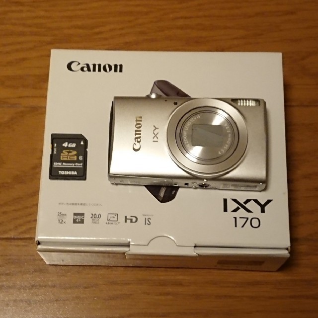 美品 デジカメ IXY170 Canon おまけSDカード付き 送料無料