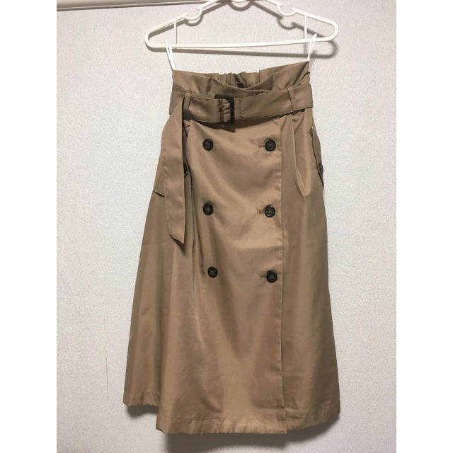 HONEYS(ハニーズ)のハニーズ トレンチスカート ベージュ レディースのスカート(ひざ丈スカート)の商品写真