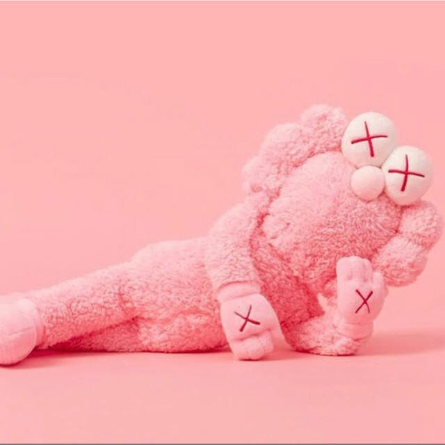 Kaws BFF PINK  plushy 限定3000体