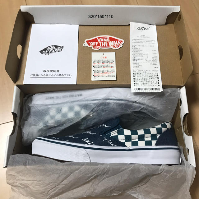 新品 WTW × VANS コラボ 限定スリッポン サイズ9 27cm バンズ