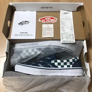 ダブルティー(WTW)の新品 WTW × VANS コラボ 限定スリッポン サイズ9 27cm バンズ(スニーカー)