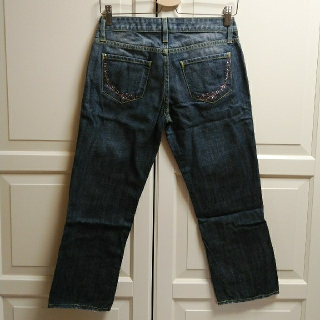 Paper Denim & Croth(ペーパーデニムアンドクロス)のpaperdenim&cloth42226クロップト丈ポケットスワロデニム27 レディースのパンツ(デニム/ジーンズ)の商品写真