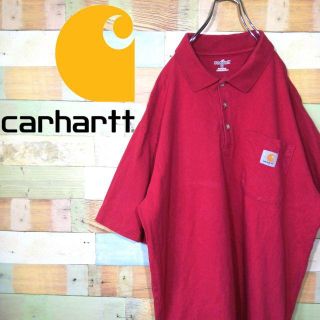 カーハート(carhartt)のカーハート☆ワンポイントロゴ入りポケット付き ポロシャツTシャツ(ポロシャツ)