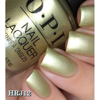 オーピーアイ(OPI)のOPI HRJ12 メタリックゴールドミニボトル 新品(マニキュア)