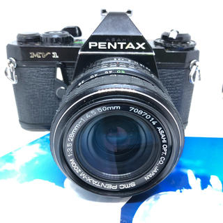 ペンタックス(PENTAX)のPENTAX mv-1 レンズセット 動作確認済み(フィルムカメラ)