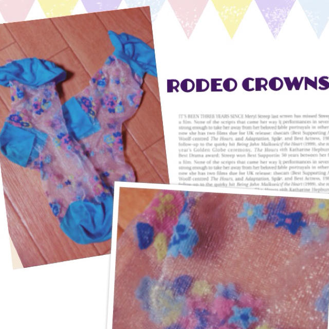 RODEO CROWNS(ロデオクラウンズ)のロデオクラウンズ♡シースルーソックス レディースのレッグウェア(ソックス)の商品写真