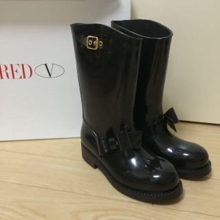 レッドヴァレンティノ(RED VALENTINO)のレッドバレンティノ レインブーツ37(レインブーツ/長靴)