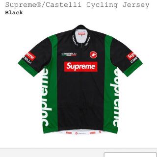 シュプリーム(Supreme)のCastelli Cycling Jersey 黒Sサイズ(ジャージ)