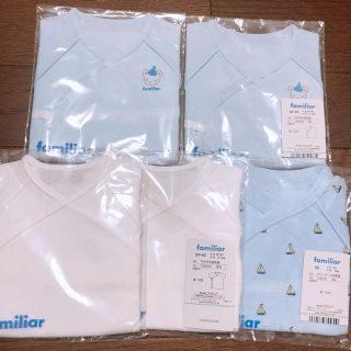 ファミリア(familiar)の専用 【新品】ファミリア 肌着5枚セット(肌着/下着)