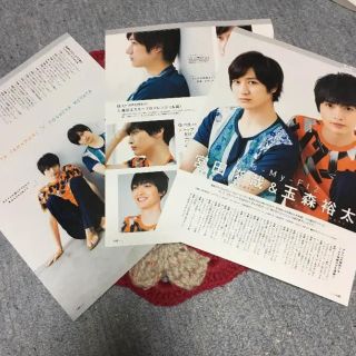 キスマイフットツー(Kis-My-Ft2)のmina 藤ヶ谷太輔 宮田俊哉 切り抜き(アート/エンタメ/ホビー)