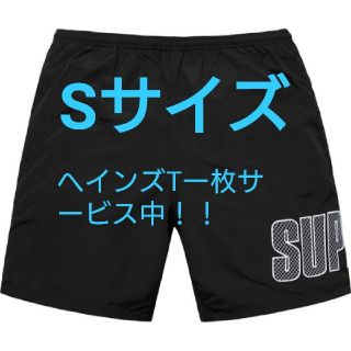 シュプリーム(Supreme)のSupreme Logo Applique Water Short【ブラック】(水着)