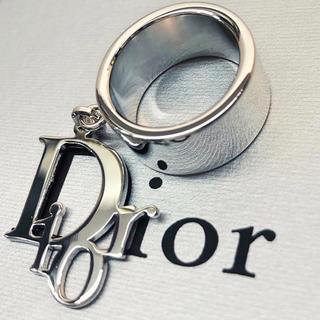クリスチャンディオール(Christian Dior)の【週末限定値下げ中】Christian Dior ロゴチャーム付きリング14号(リング(指輪))