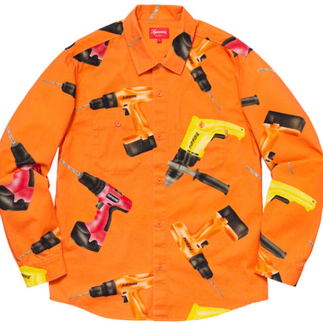 supreme drill work shirt