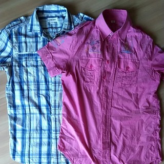 ディーゼル(DIESEL)のDIESEL シャツ　サイズS　2枚(Tシャツ/カットソー(半袖/袖なし))