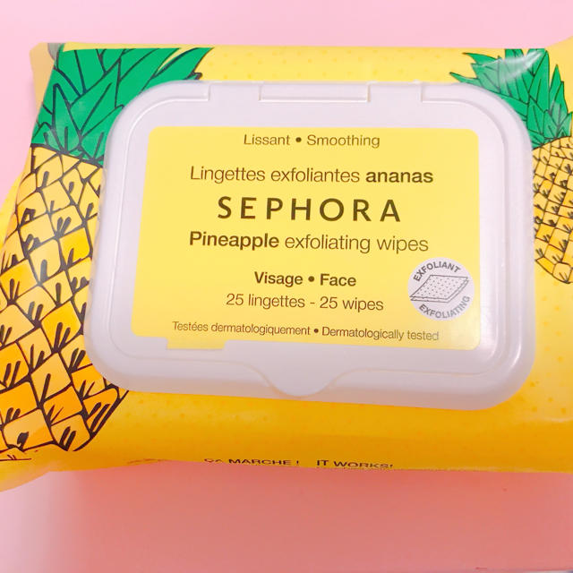 Sephora(セフォラ)のセフォラ クレンジングシート コスメ/美容のスキンケア/基礎化粧品(クレンジング/メイク落とし)の商品写真