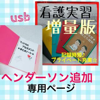 ⛔️usb⛔️ヘンダーソン付き⛔️看護実習✳お役立ち資料(CDブック)