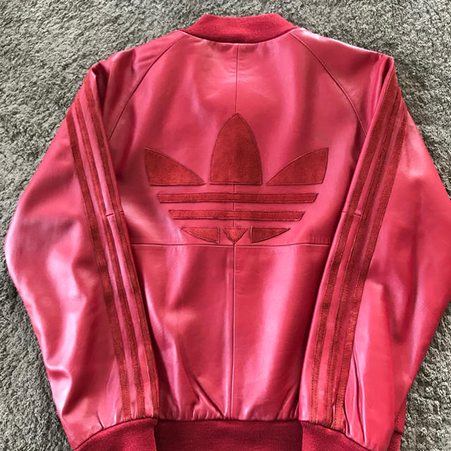 adidas(アディダス)のadidas Leather Jacket (レザージャケット) メンズのジャケット/アウター(レザージャケット)の商品写真