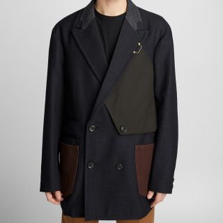 kolor ジャケット18aw パッチワーク-