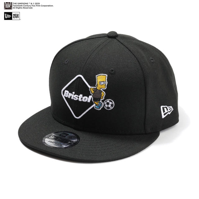 新品 FCRB THE SIMPSONS EMBLEM CAP BLACK