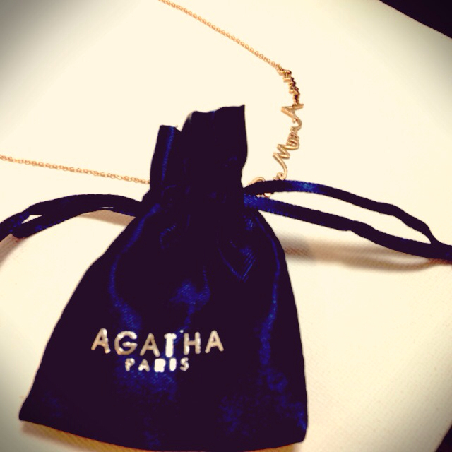 AGATHA(アガタ)の新品☆布袋付・アガタパリのアクセ レディースのアクセサリー(ネックレス)の商品写真