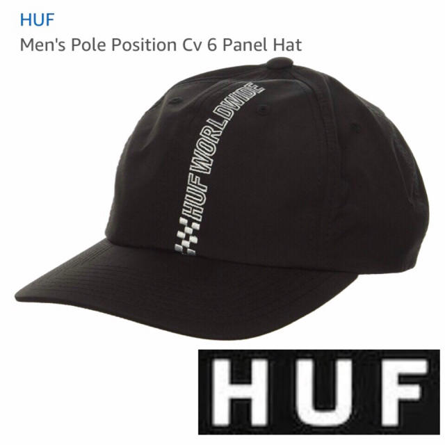 HUF(ハフ)のHUF キャップ 黒 カーブキャップ メンズの帽子(キャップ)の商品写真