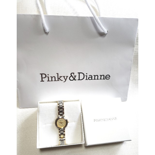 Pinky&Dianne(ピンキーアンドダイアン)のPINKY&DIANNE ピンキー&ダイアン【美品】シルバー×ゴールド腕時計 レディースのファッション小物(腕時計)の商品写真