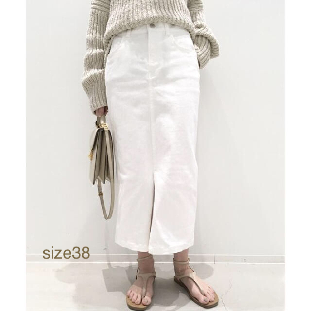 L'Appartement DEUXIEME CLASSE - White Denim スカート 38【新品 ...