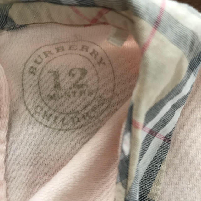 BURBERRY(バーバリー)のBURBERRY ロンパース・帽子セット キッズ/ベビー/マタニティのベビー服(~85cm)(ロンパース)の商品写真