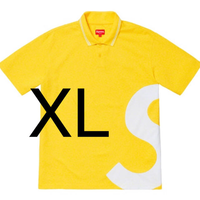 Supreme(シュプリーム)のSupreme S Logo Polo yellow XL メンズのトップス(ポロシャツ)の商品写真