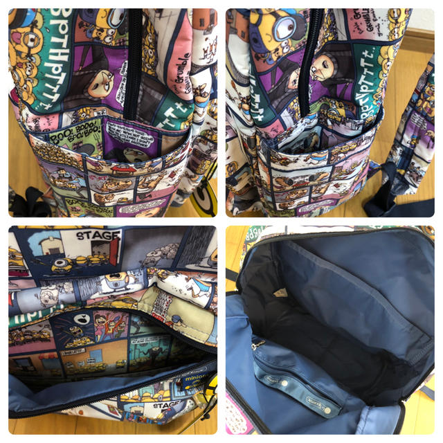 LeSportsac(レスポートサック)のレスポートサック&ミニオン コラボ リュックサック エンタメ/ホビーのおもちゃ/ぬいぐるみ(キャラクターグッズ)の商品写真