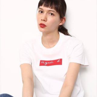 アニエスベー(agnes b.)のagnes b × adam et rope ロゴTシャツ(Tシャツ(半袖/袖なし))