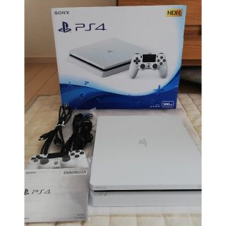 プレイステーション4(PlayStation4)のPlayStation4本体Glacier White CUH-2200AB02(家庭用ゲーム機本体)