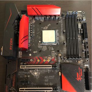 X370　Gaming K4 Ryzen7 1800X 8コア16スレッド(PCパーツ)