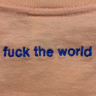 シュプリーム(Supreme)のsupreme 18ss FTW fuck the world tee M(Tシャツ/カットソー(半袖/袖なし))