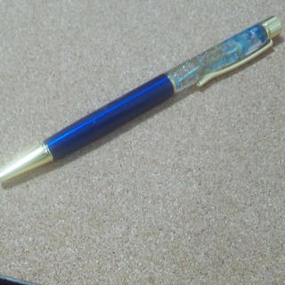ブルー系キラキラハーバリウムボールペン(その他)