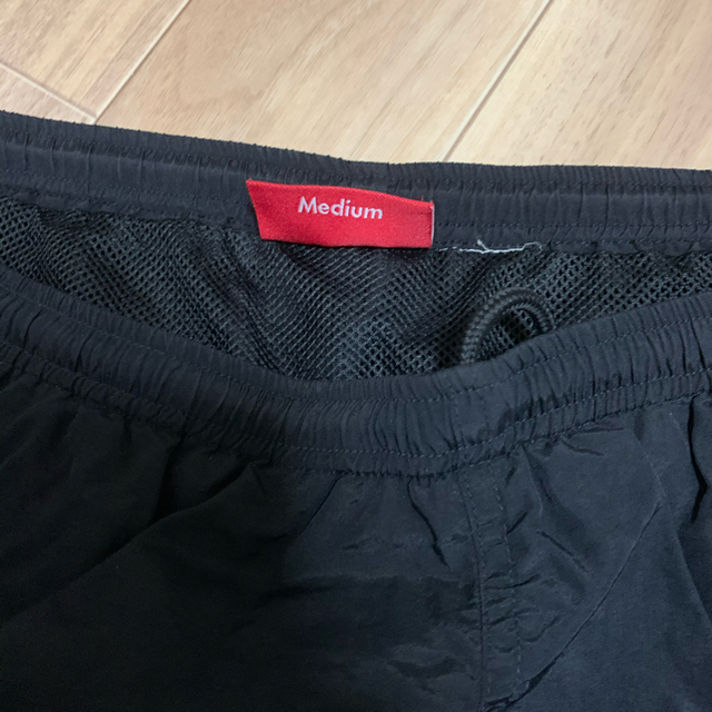 黒 M Supreme Logo Appliqu Water Short 水着