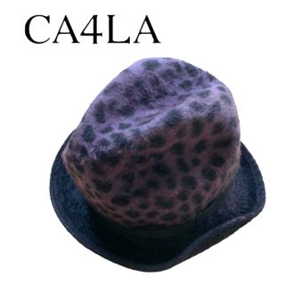 カシラ(CA4LA)のCA4LA カシラ　ソフトハット 中折れ帽　豹柄(ハット)