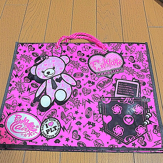 PINK-latte(ピンクラテ)のピンクラテ ファッションバッグ ２枚セット レディースのバッグ(ショップ袋)の商品写真