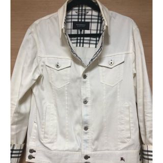 バーバリーブラックレーベル(BURBERRY BLACK LABEL)のバーバリーブラックレーベル ホワイトGジャン(Gジャン/デニムジャケット)